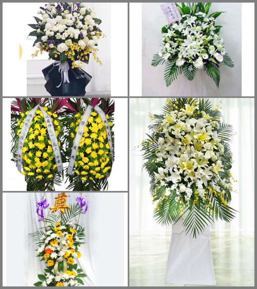广东东莞市虎门镇陈村社区白事花篮预定